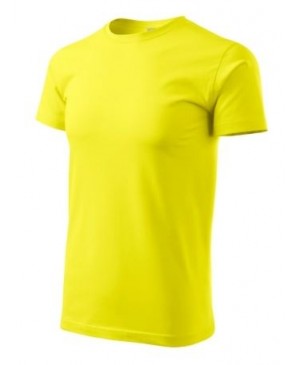 Vyriški marškinėliai Malfini Basic 129, 160g/m², citrininė, XL