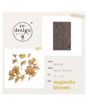 Silikoninė liejimo forma Prima Marketing - Magnolia Blooms, 12.7x20.32cm