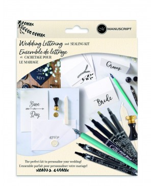 Rinkinys vestuvėms Manuscript Wedding Lettering & Sealing Kit 
