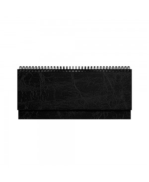 Stalinis darbo kalendorius Timer Memo PVC 290x105mm, 2023 metams, juodas