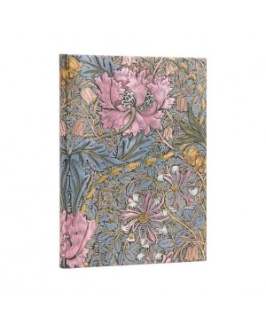Užrašų knygutė Paperblanks William Morris Pink Honeysuckle, 18x23cm, 144 lapai linijomis