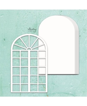 Skrebinimo albumo ruošinys Mintay Chippies - Window, 12.5x20cm, viršelis + 6 lapai