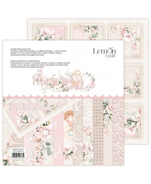 Skrebinimo popieriaus rinkinys LemonCraft - Mum's Love, 30.5x30.5cm, 6 lapai, 250 g/m²