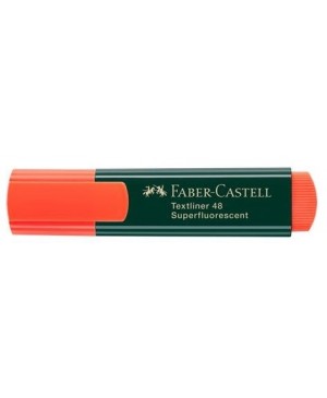 Teksto žymeklis Faber-Castell, oranžinės spalvos, kirstu galiuku 1-5mm