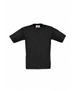 Vaikiški marškinėliai B&C 150, juodos spalvos
