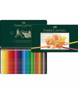 Spalvoti pieštukai Faber-Castell Polychromos, 36 spalvų