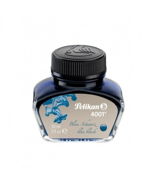 Rašalas Pelikan 4001 juodai mėlynos spalvos, 30 ml.