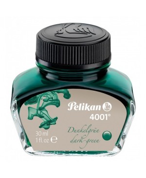 Rašalas Pelikan 4001 žalios spalvos, 30 ml.