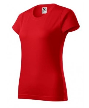 Moteriški marškinėliai Malfini Basic 134, 160g/m², raudona, L