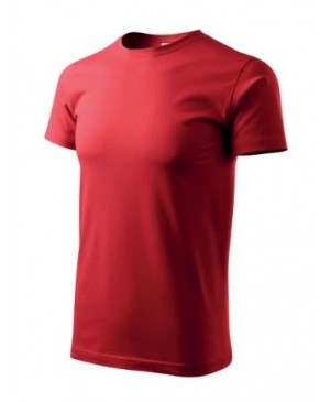 Vyriški marškinėliai Malfini Basic 129, 160g/m², raudona, XXXL