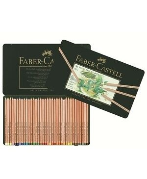 Pasteliniai pieštukai Faber-Castell PITT, 36 spalvos