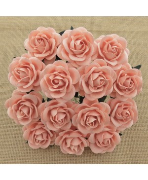 Popierinės gėlytės Promlee Flowers - Pale Pink Trellis Roses SAA-111-35, 35mm, 10vnt.