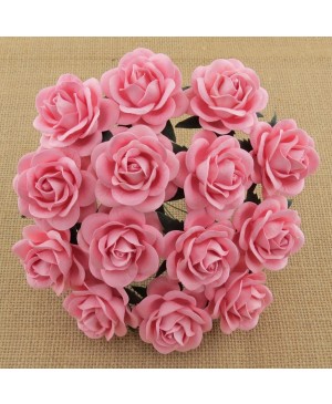 Popierinės gėlytės Promlee Flowers - Baby Pink Trellis Roses SAA-112-35, 35mm, 10vnt.