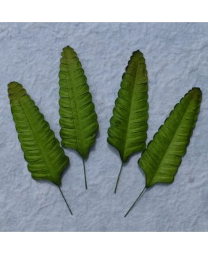 Popierinės gėlytės Promlee Flowers - Green Fern Leaves SAA-215-70, 70mm, 20vnt.