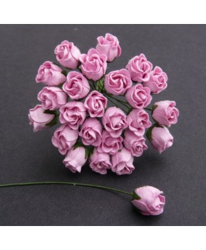 Popierinės gėlytės Promlee Flowers - Baby Pink Hip Rosebuds SAA-471, 8-13mm, 10vnt