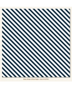 Skrebinimo popierius permatomas Blue Stripe, 30.5x30.5cm, 1vnt.