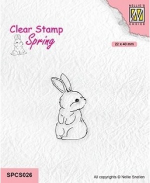 Silikono antspaudas Nellie Snellen - SPCS026 - Cute Rabbit 1