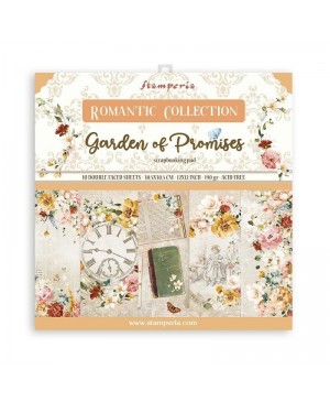 Skrebinimo popieriaus rinkinys Stamperia - Garden of Promises, 30.5x30.5cm, 190g/m², 10 lapų