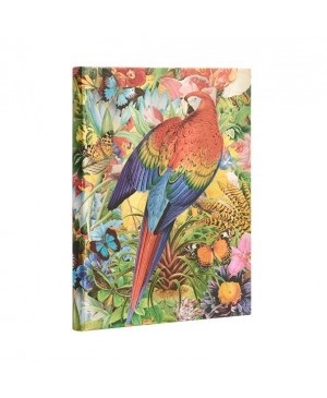 Užrašų knygutė Paperblanks Nature Montages Tropical Garden, 18x23cm, 144 lapai linijomis