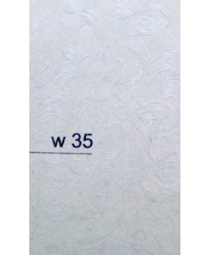 Dekoratyvus popierius W35, A4, 220 g/m², baltas faktūrinis, 1 vnt.