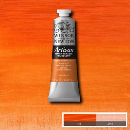 Aliejiniai dažai W&N Artisan 37ml 090 cadmium orange hue
