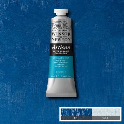 Aliejiniai dažai W&N Artisan 37ml 138 cerulean blue hue