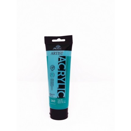 Akriliniai dažai Phoenix Artist Acrylic, 120ml, 560 Viridian Hue