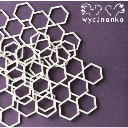 Kartono formelė - Background Hexagons