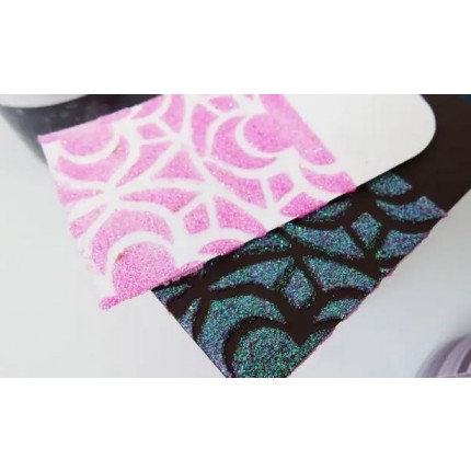 Gelis tekstūrinis su blizgučiais ScrapEgo SEGG16 Rožinė "Glitter Girl's Joys", 100ml 