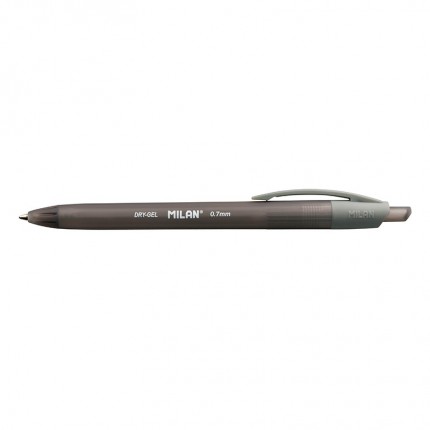Automatinis gelinis rašiklis Milan Dry Gel, 0,7mm, juodos sp.
