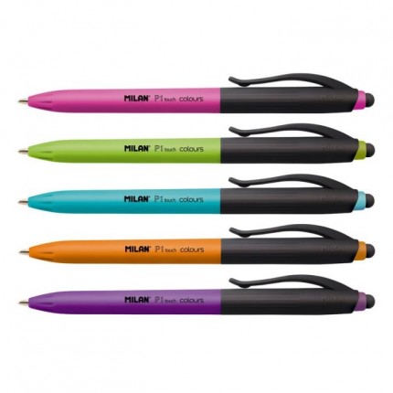 Automatinis tušinukas Milan P1 Touch Stylus, 1mm, rožinės sp.
