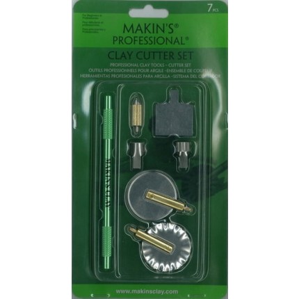 Modelino įrankių rinkinys Makin's Clay Cutter Set, 7 dalių