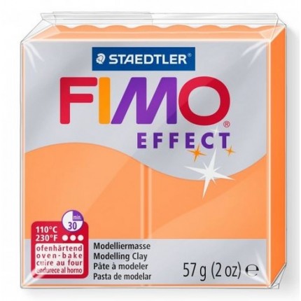 Modelinas Fimo Effect, 57g, 401 neoninis oranžinis