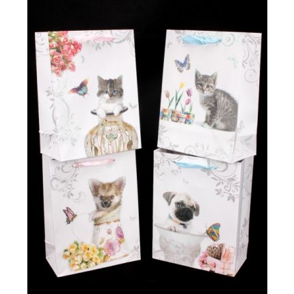 Popierinis maišelis Little Pets, 23x18x9 cm