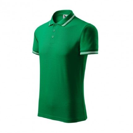 Vyriški marškinėliai Malfini Urban Polo 219, 200g/m², žalia, XXXL