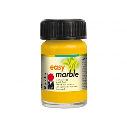 Marmuravimo dažai Marabu Easy Marble 15ml, 021 med yellow