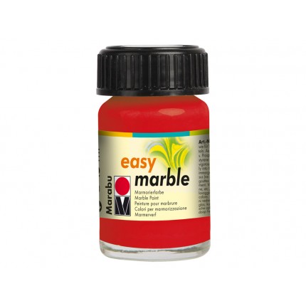Marmuravimo dažai Marabu Easy Marble 15ml, 031 cherry red