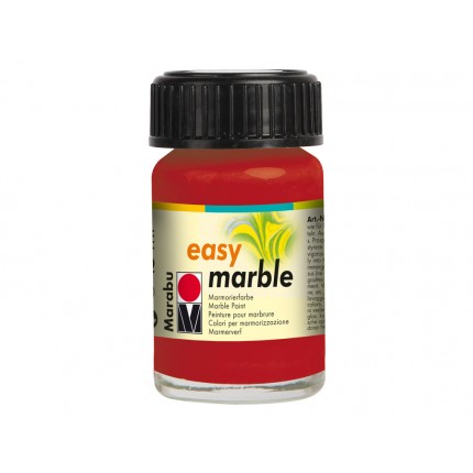 Marmuravimo dažai Marabu Easy Marble 15ml, 038 ruby red