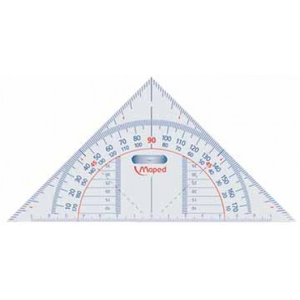 Trikampė liniuotė Maped GeoTech 45° 16cm 