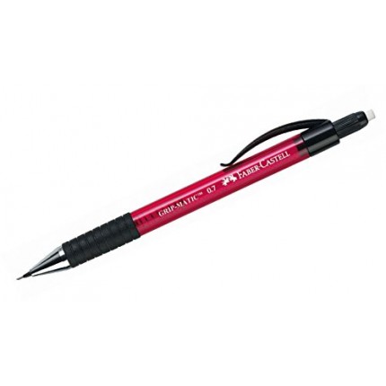 Automatinis pieštukas Faber-Castell Grip Matic, 0,7mm, rožinės spalvos korpusu