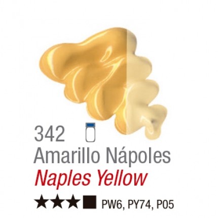 Aliejiniai dažai Acrilex 37ml 342 Naples Yellow 