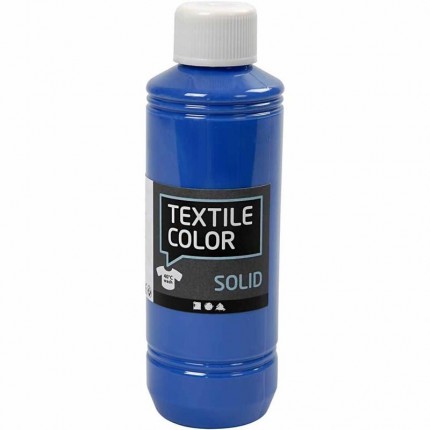 Dažai audiniui CCH Textile Color Solid, 250ml, mėlyni