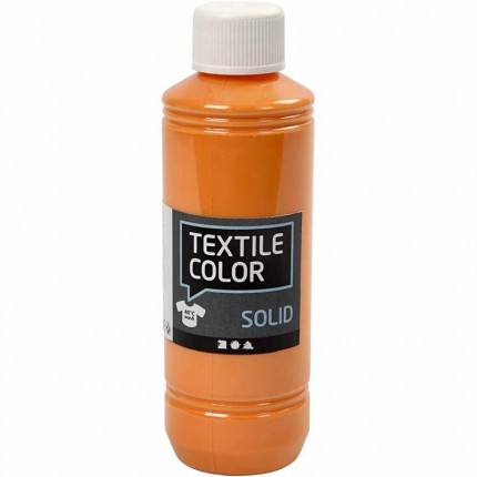Dažai audiniui CCH Textile Color Solid, 250ml, oranžiniai