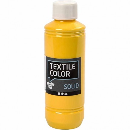 Dažai audiniui CCH Textile Color Solid, 250ml, geltoni