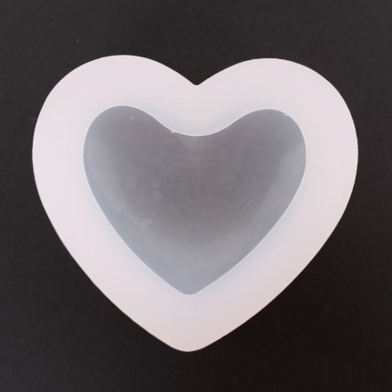 Silikoninė liejimo formelė Pentart Bigger Heart, 8x7x3.8cm (38186), 1vnt.