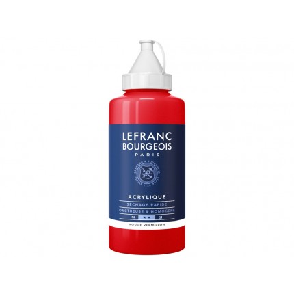 Akriliniai dažai LB Fine 750ml 393 red vermilion