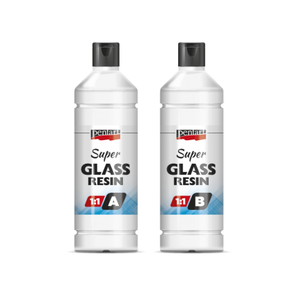 Epoksidinė derva Pentart Super Glass Resin 500ml (250+250ml)