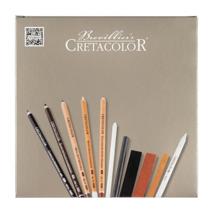 Eskizavimo pieštukų rinkinys Cretacolor Passion Box, kartono dėžutėje, 25vnt.