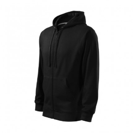 Vyriškas sportinis džemperis Malfini Trendy Zipper 410, 300g/m², juoda sp., M