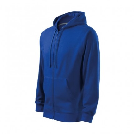 Vyriškas sportinis džemperis Malfini Trendy Zipper 410, 300g/m², karališka mėlyna sp., S